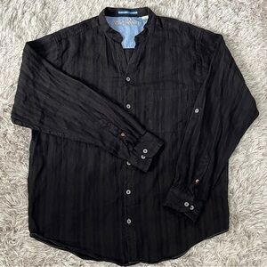 Caribbean Linen Rayon Blend Top Mens L